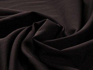 Zasłona dekoracyjna Rongo na taśmie - brązowo-czarna
