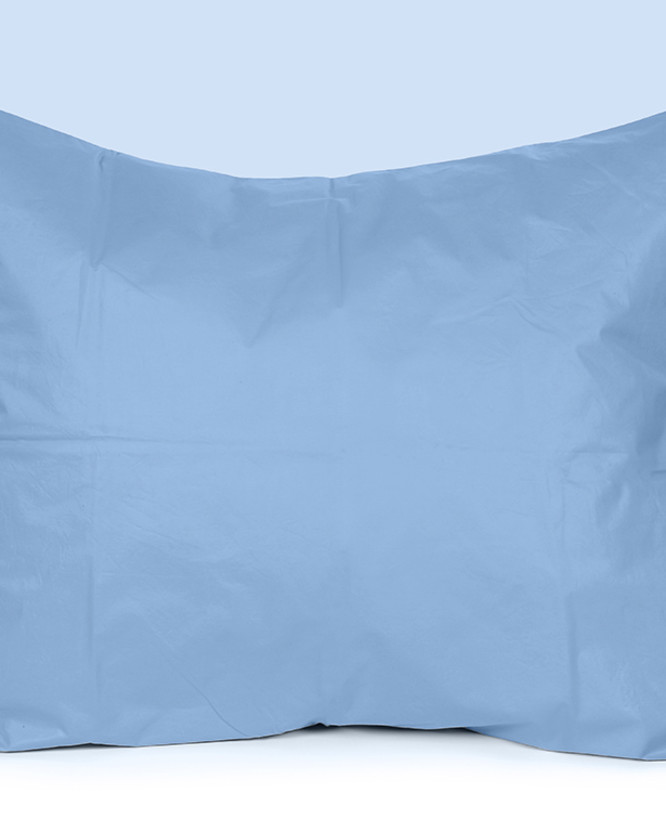 Wsypa na poduszkę - inlet bawełniany - niebieska