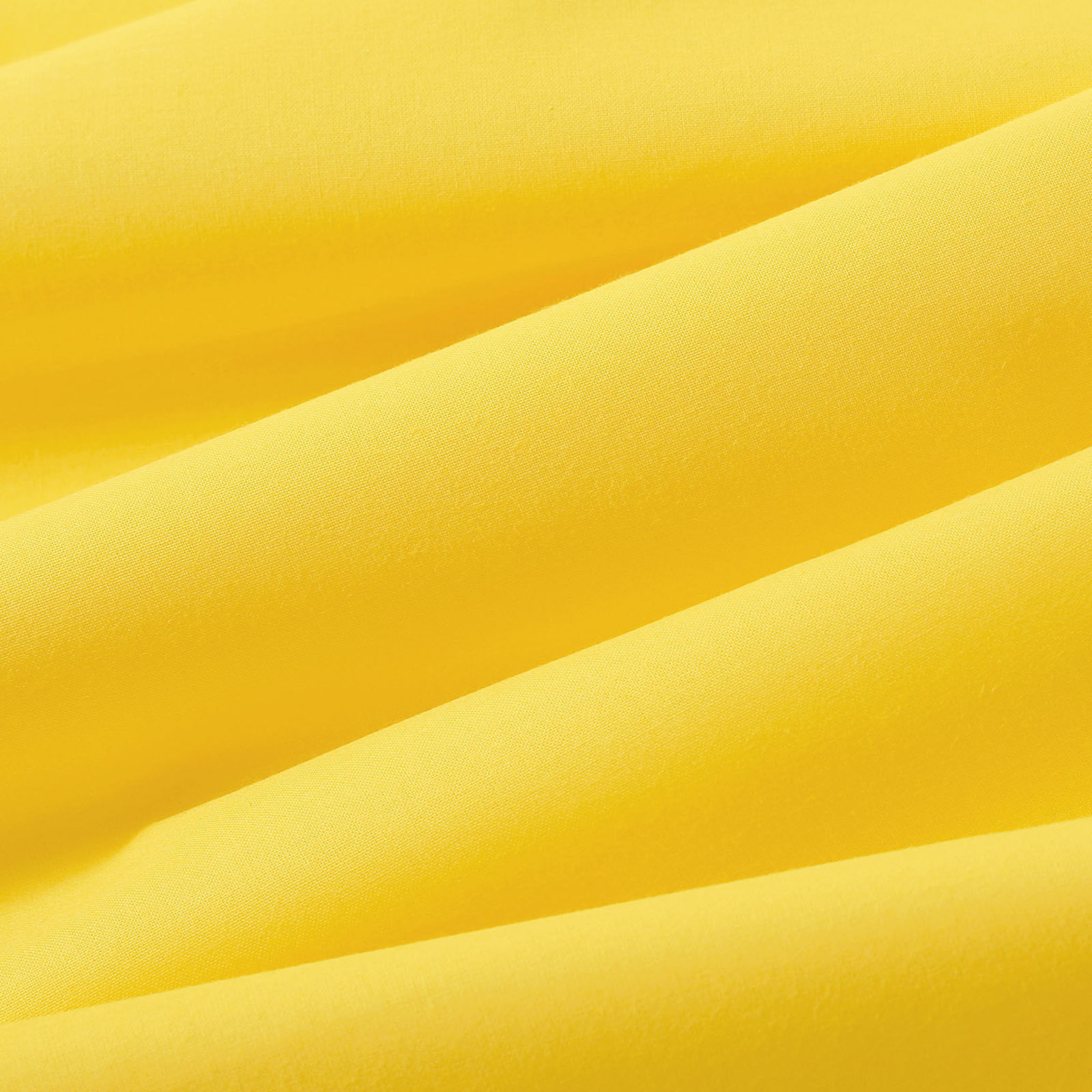 Obrus okrągły z płótna bawełnianego - żółty