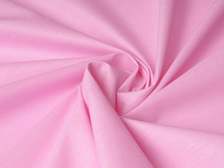 Płótno bawełniane jednokolorowe Suzy - różowe - szer. 145 cm