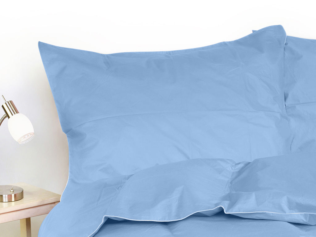 Wsypa na poduszkę - inlet bawełniany - niebieska