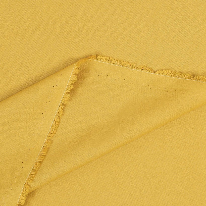 Płótno bawełniane jednokolorowe Suzy - miodowe żółte