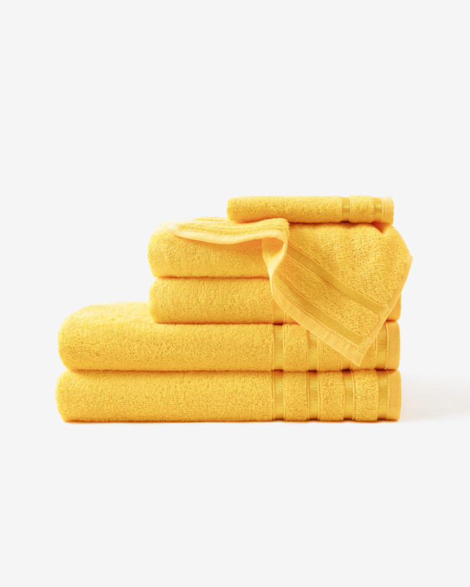 Ręcznik bambusowy BAMBOO LUX - żółty
