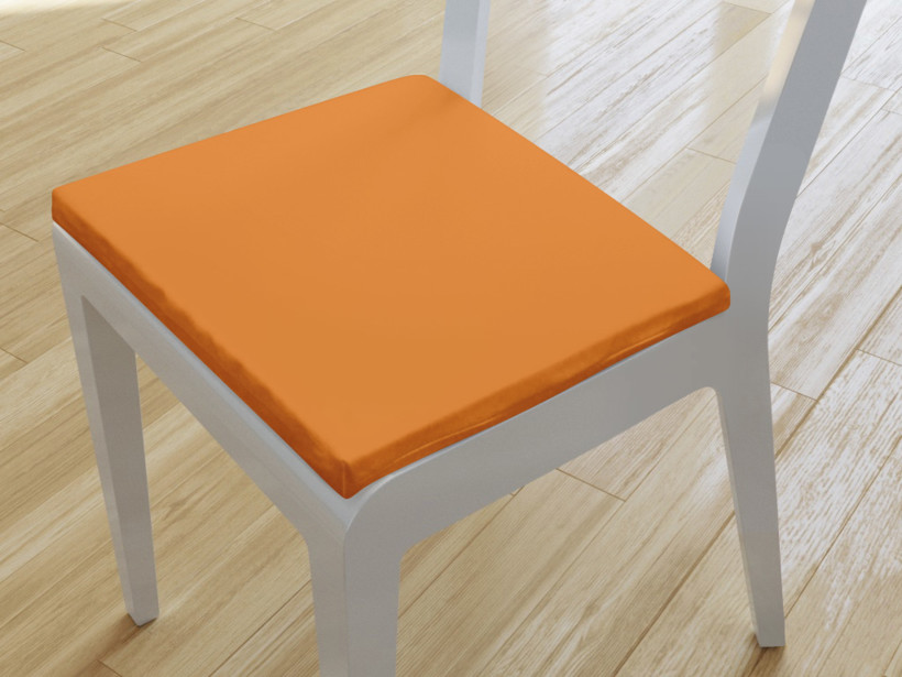 Kwadratowa poduszka na krzesło 38x38 cm Suzy - pomarańczowa