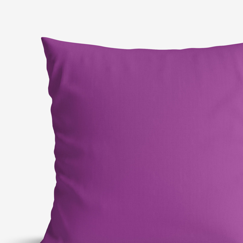 Poszewka na poduszkę bawełniana - fioletowa