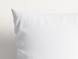 Poszewka na poduszkę z satyny bawełnianej - biała