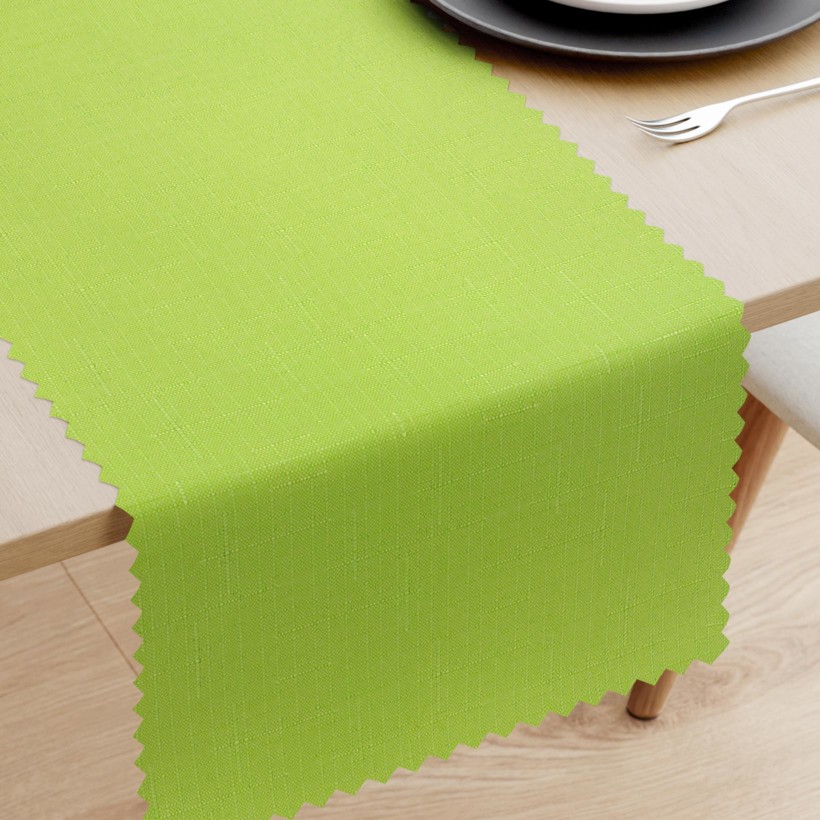 Bieżnik na stół plamoodporny - zielony