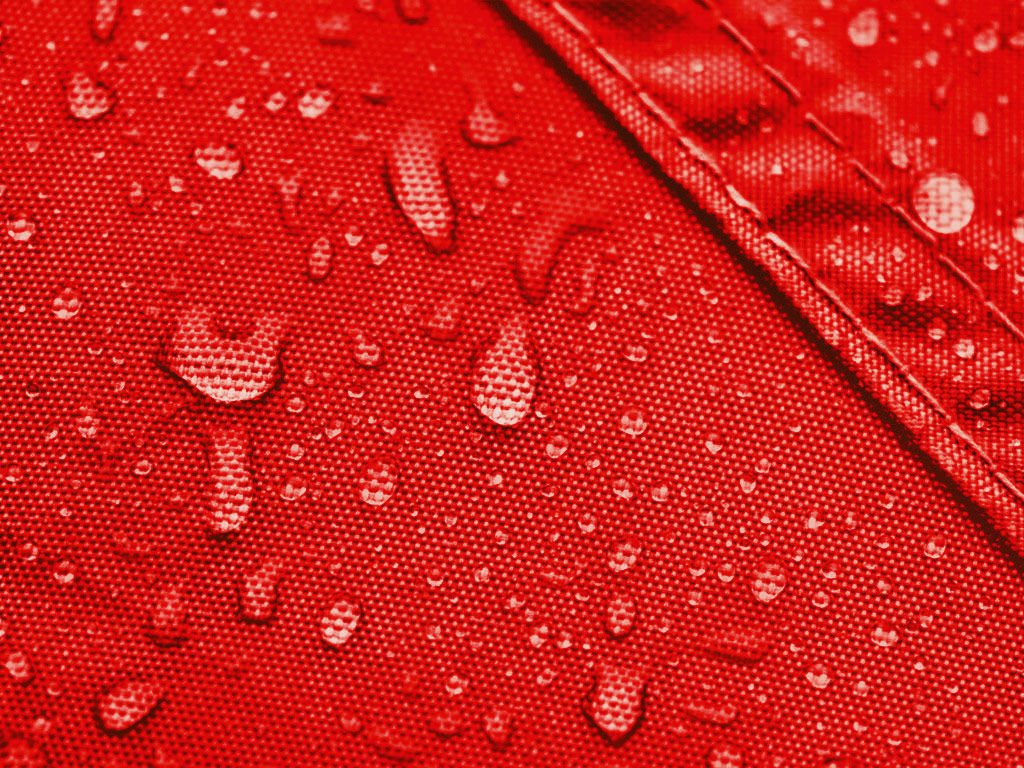 Tkanina wodoodporna ogrodowa - wzór 019 czerwona