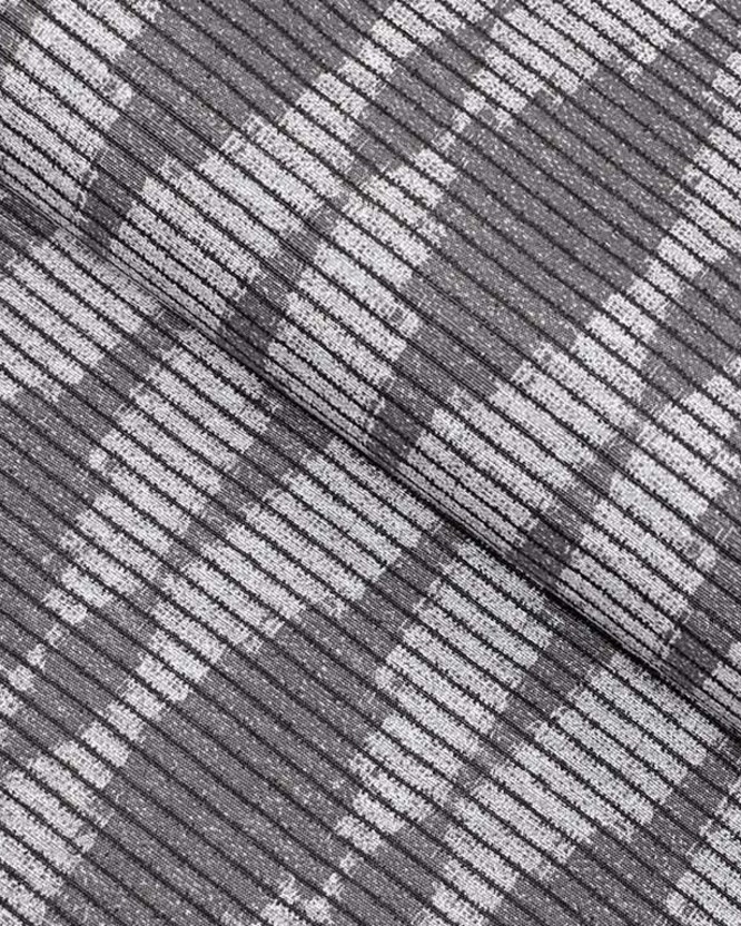 Tkanina dekoracyjna Loneta - jasne szrafowane, wytłaczane fale