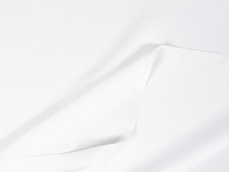 Tkanina dekoracyjna - biała z satynowym połyskiem - szer. 140, 280 cm