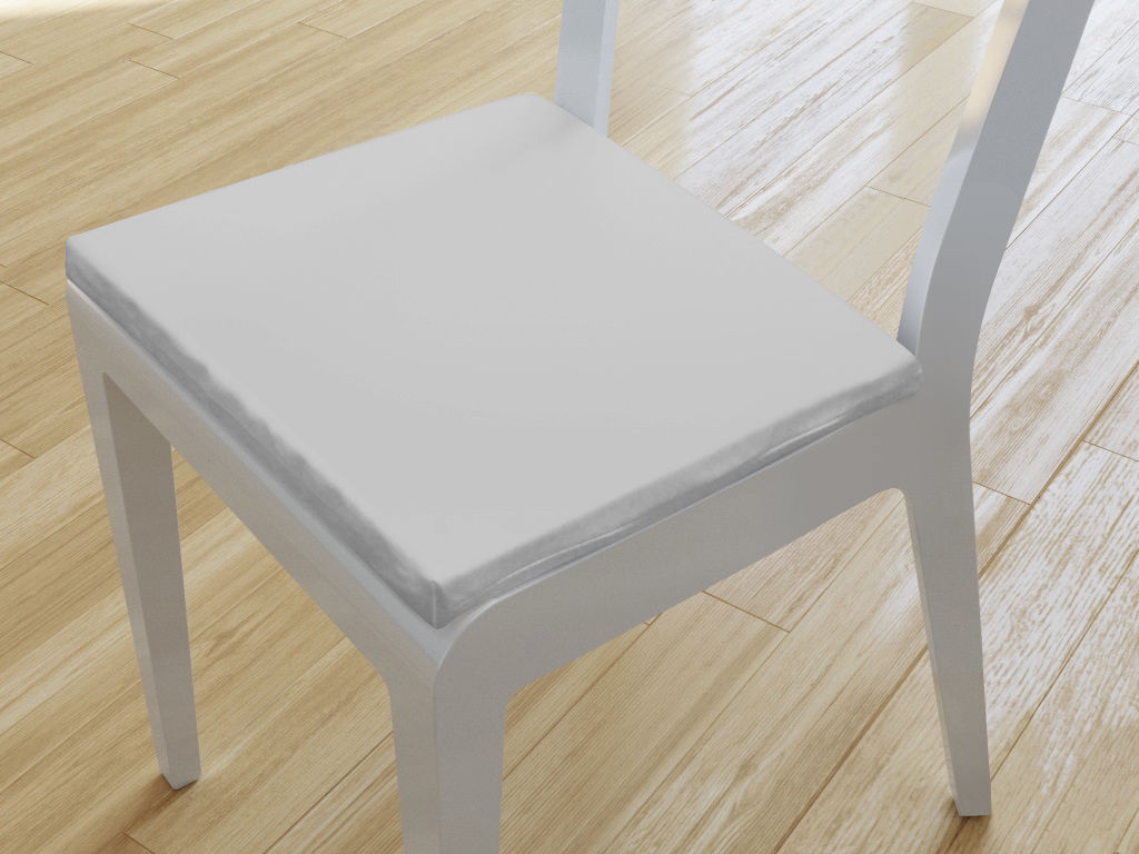 Kwadratowa poduszka na krzesło 38x38 cm Suzy - jasnoszara