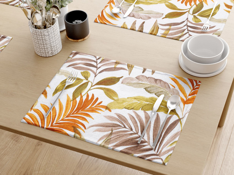 Podkładka na stół Loneta - kolorowe liście palmowe - 2szt.