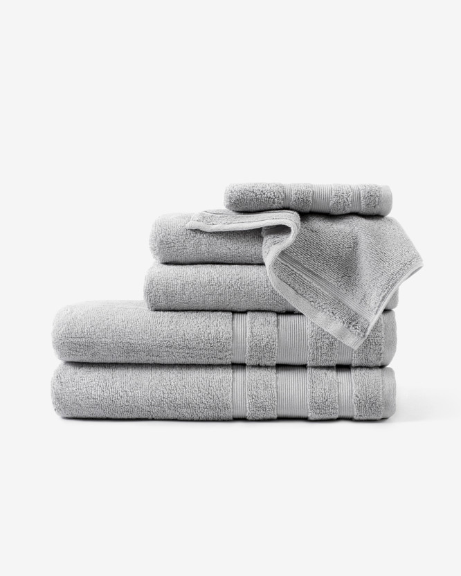 Bawełniany ręcznik kąpielowy - szary