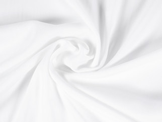 Tkanina dekoracyjna - biała z satynowym połyskiem - szer. 140, 280 cm