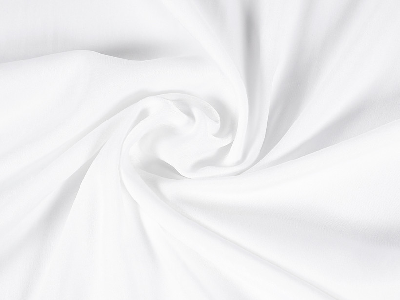 Tkanina dekoracyjna Rongo Deluxe - biała z satynowym połyskiem