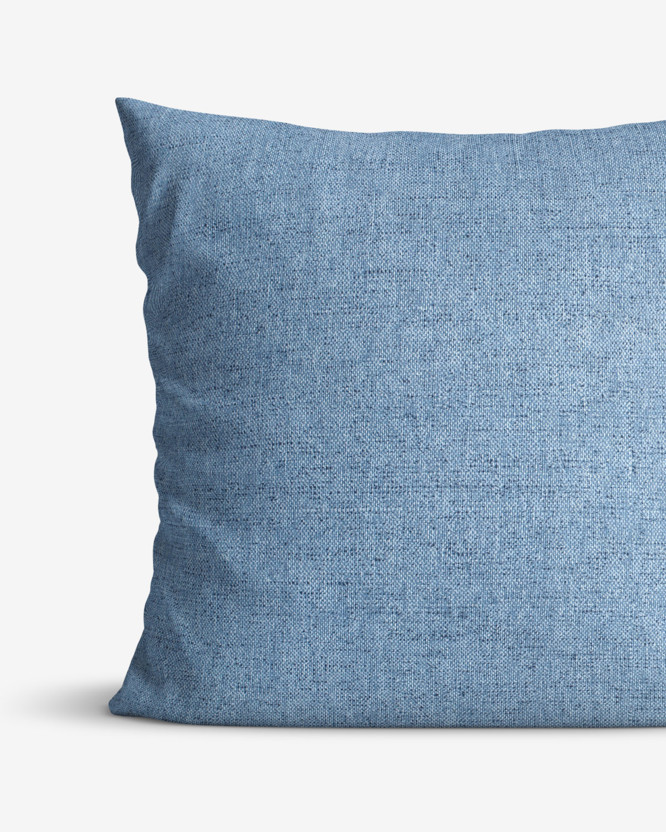 Poszewka na poduszkę dekoracyjna Loneta - niebieska cieniowana