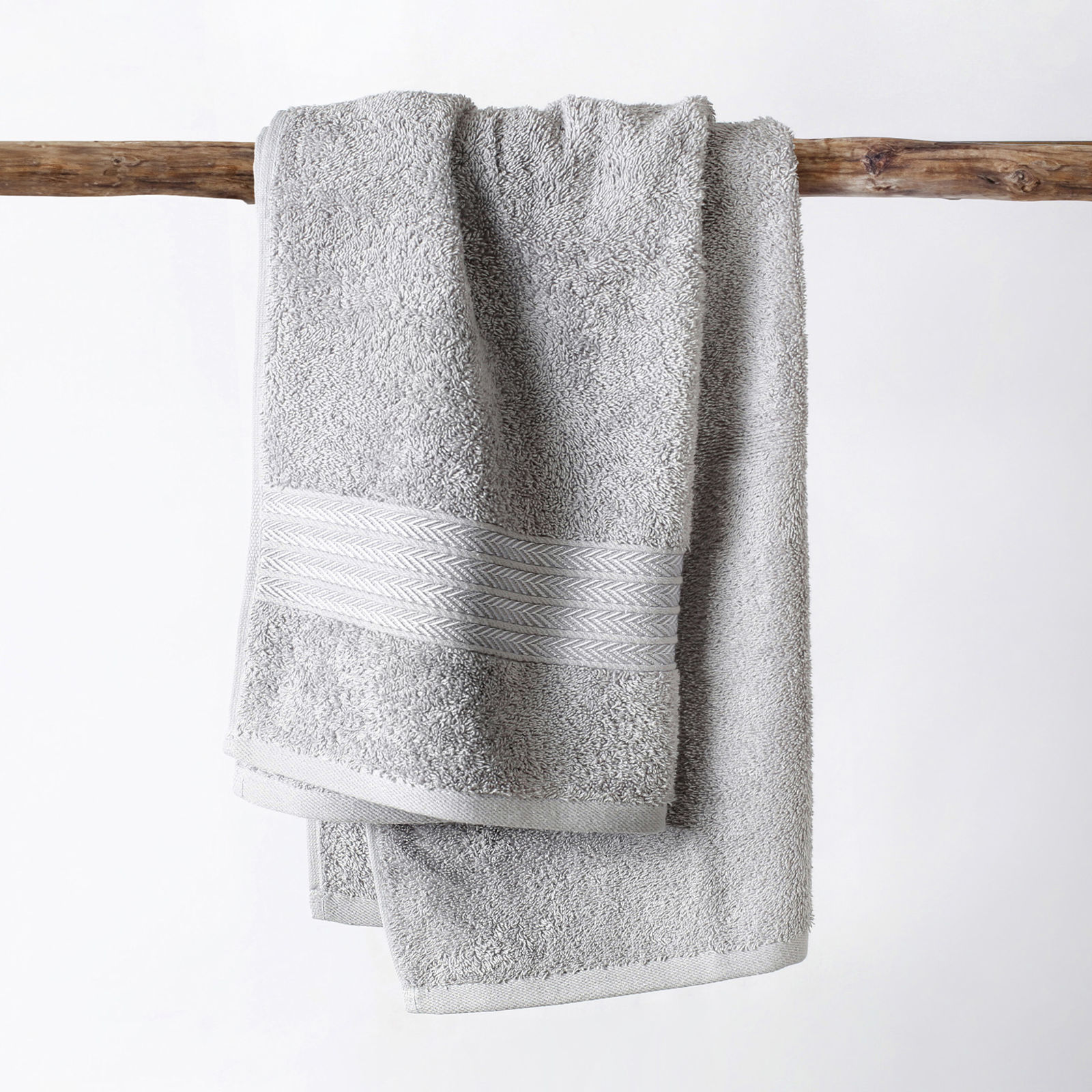Ręcznik frotte Kaya - jasnoszary