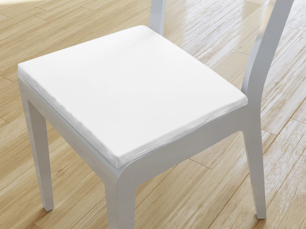 Kwadratowa poduszka na krzesło 38x38 cm Suzy - biała