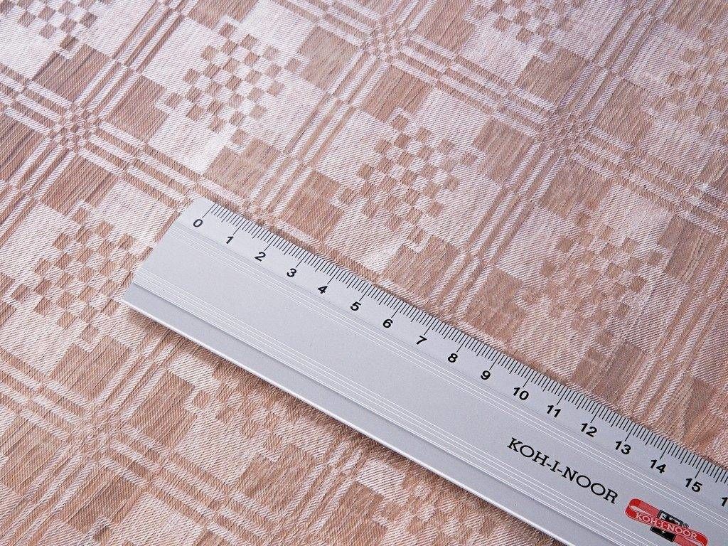 Cerata na stół na metry - przezroczysta 0,15 mm - wzór prostokątny