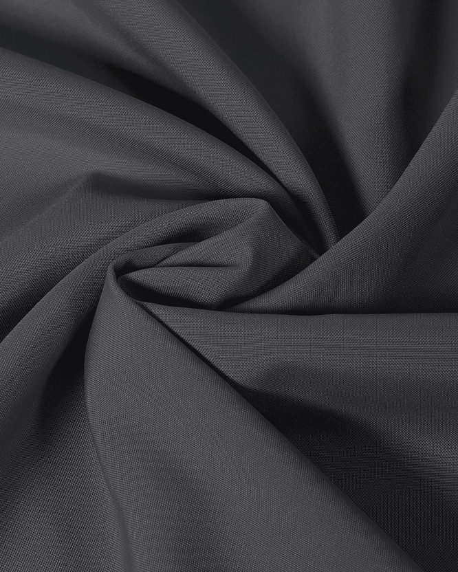Tkanina dekoracyjna jednokolorowa Rongo - ciemnoszara