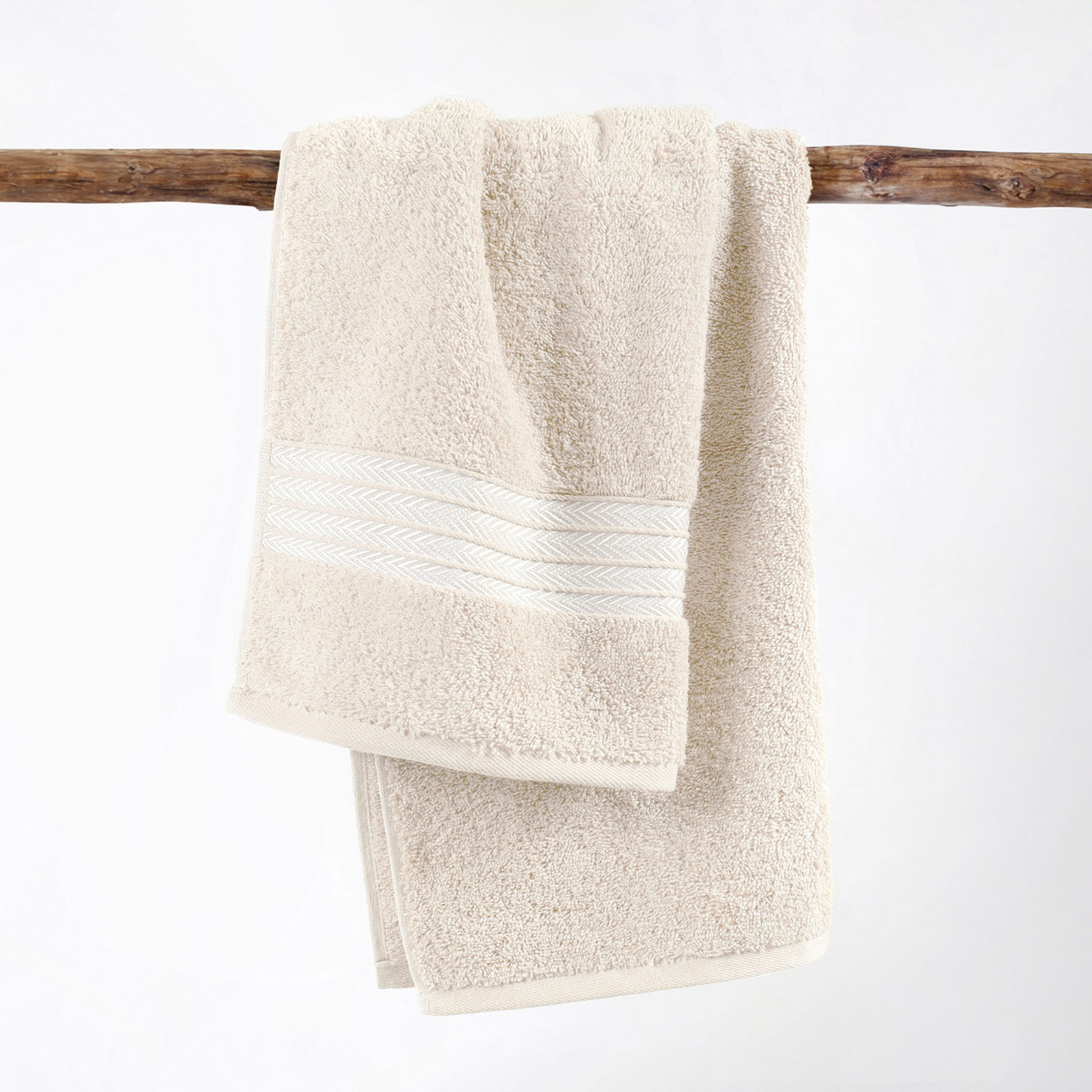 Ręcznik frotte Kaya - naturalny