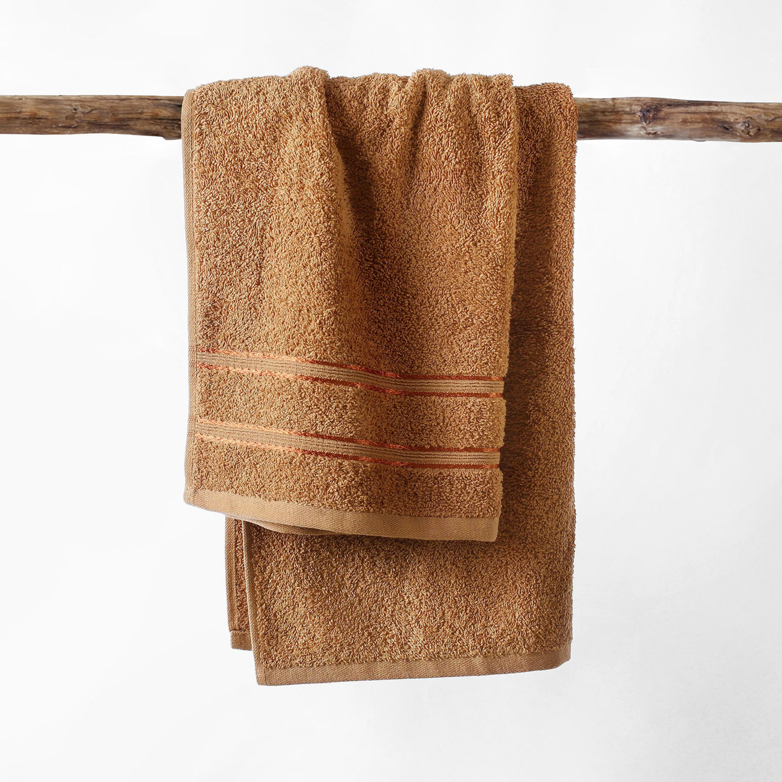 Ręcznik frotte Nela - brązowy