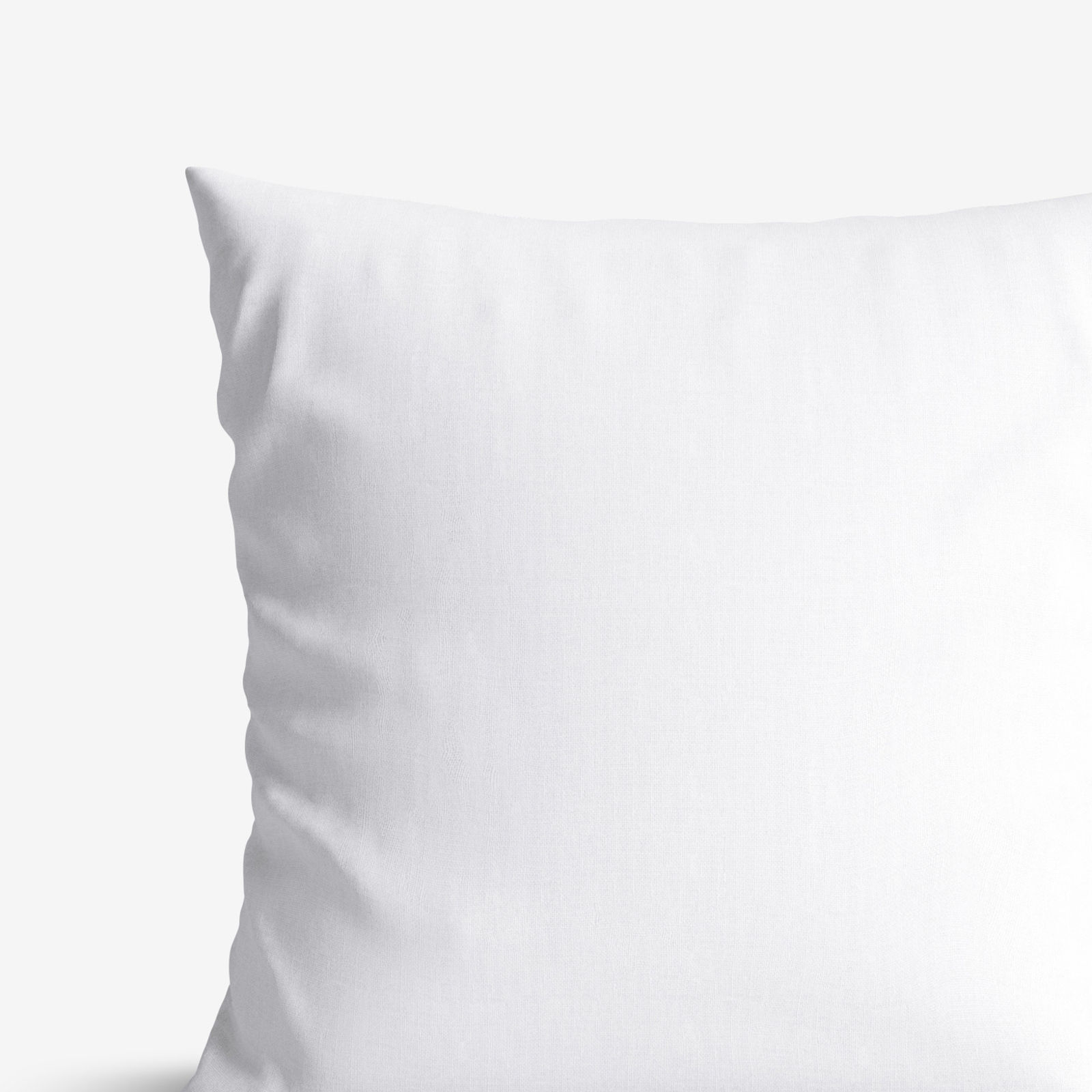 Poszewka na poduszkę dekoracyjna Rongo Deluxe - biała z satynowym połyskiem