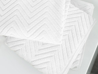 Ręcznik kąpielowy frotte Bali - biały
