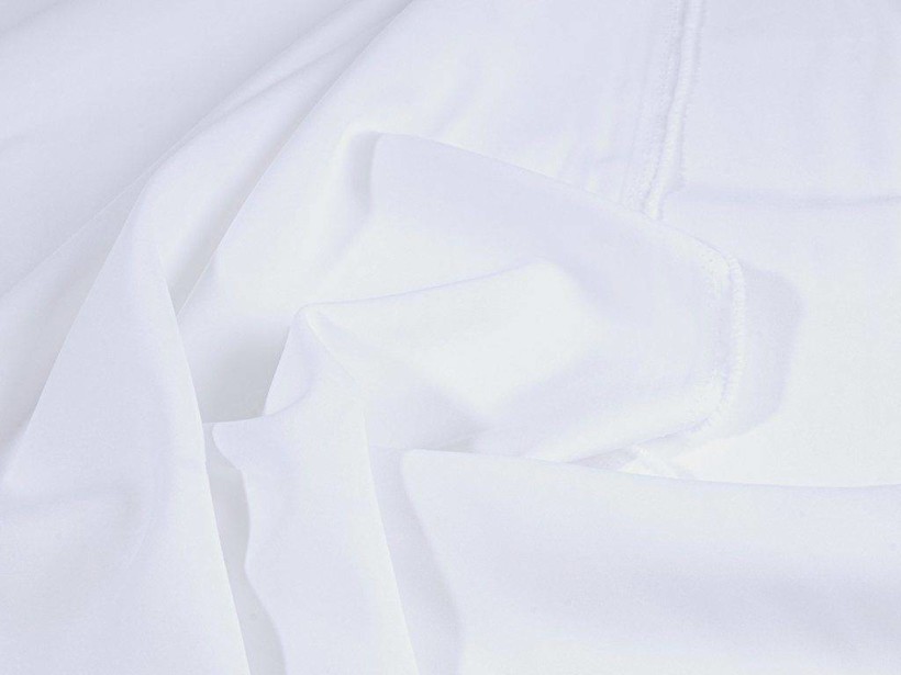Tkanina dekoracyjna jednokolorowa Rongo - biała