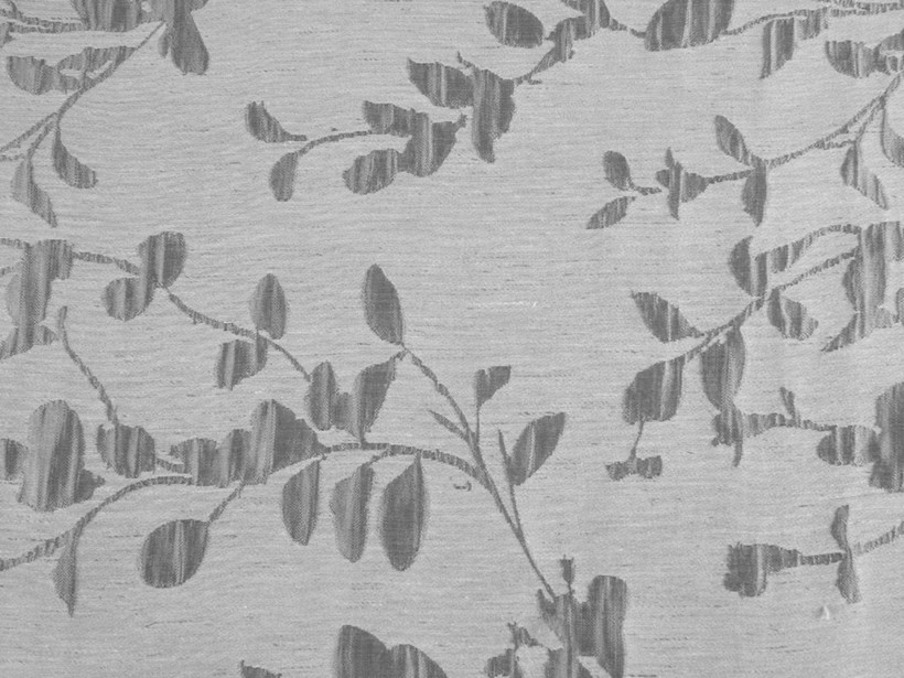 Tkanina dekoracyjna - szare liście