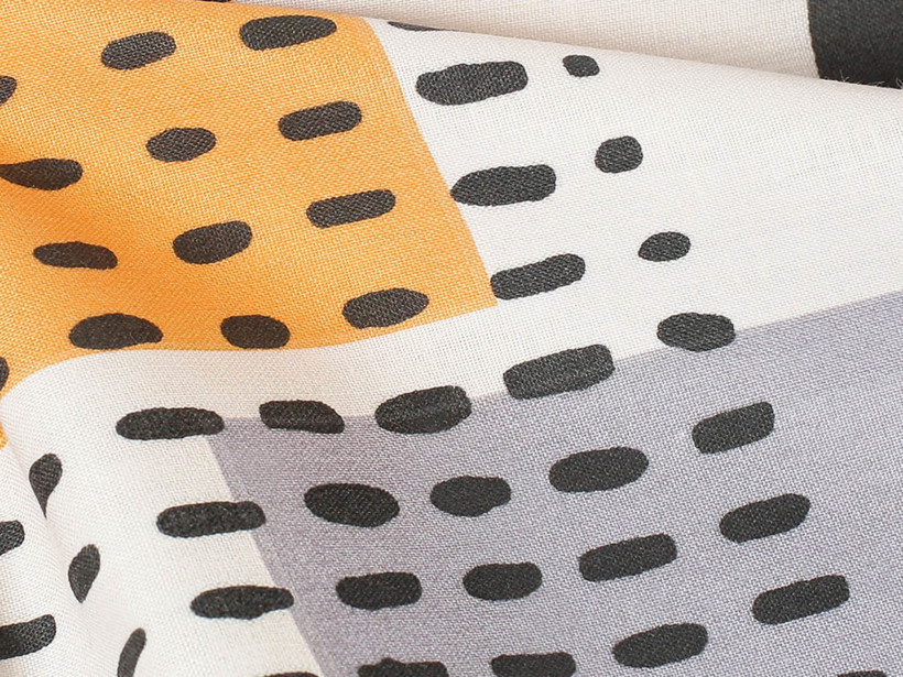 Płótno bawełniane - kolorowe abstrakcyjne kształty