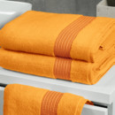 Ręcznik kąpielowy frotte Mikro Exklusiv - pomarańczowy