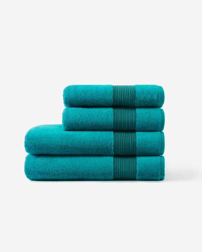 Ręcznik kąpielowy frotte Mikro Exklusiv - lazurowy