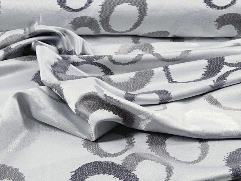 Tkanina dekoracyjna - srebrna