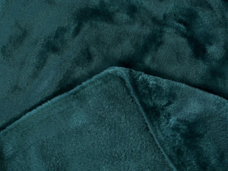 Tkanina z mikrofibry ciemna turkusowa - obustronna - szer. 160, 220 cm