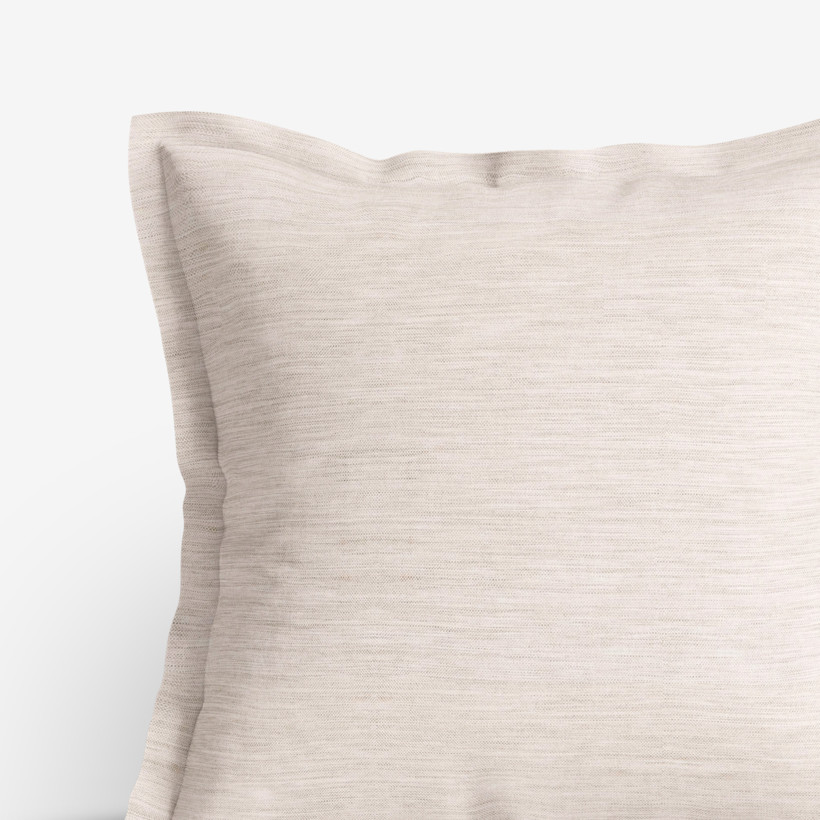Poszewka na poduszkę z ozdobną kantą plamoodporna - naturalny cieniowany wzór