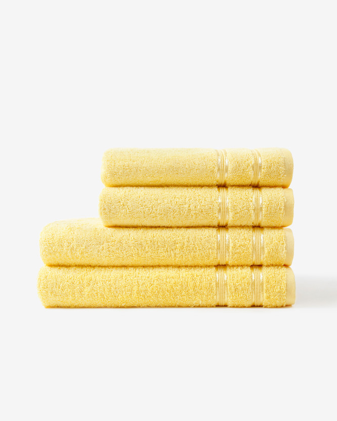 Ręcznik frotte Nela - jasnożółty