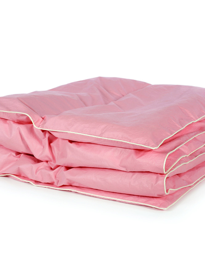 Wsypa na pierzynę - inlet bawełniany - różowa