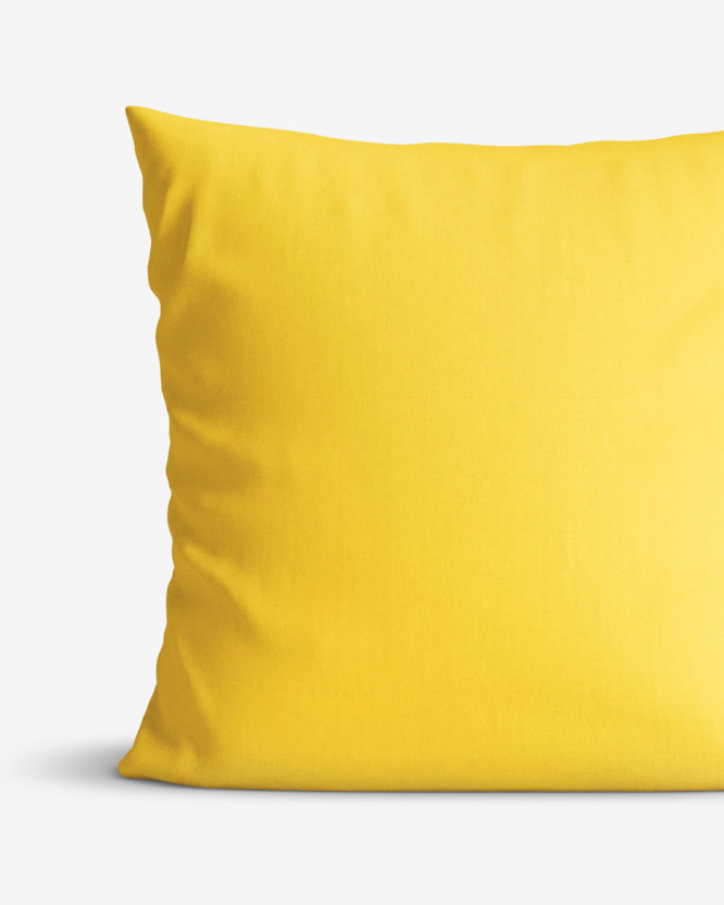 Poszewka na poduszkę bawełniana wielkanocna - żółta