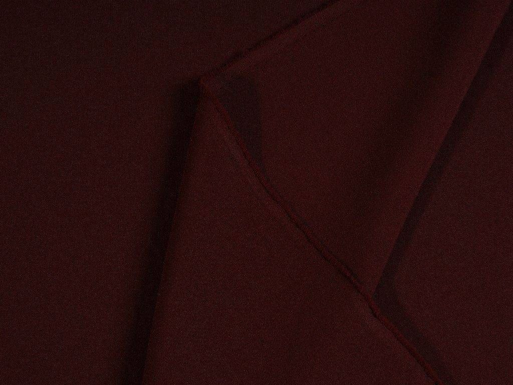 Tkanina dekoracyjna jednokolorowa Rongo - burgundowobrązowa
