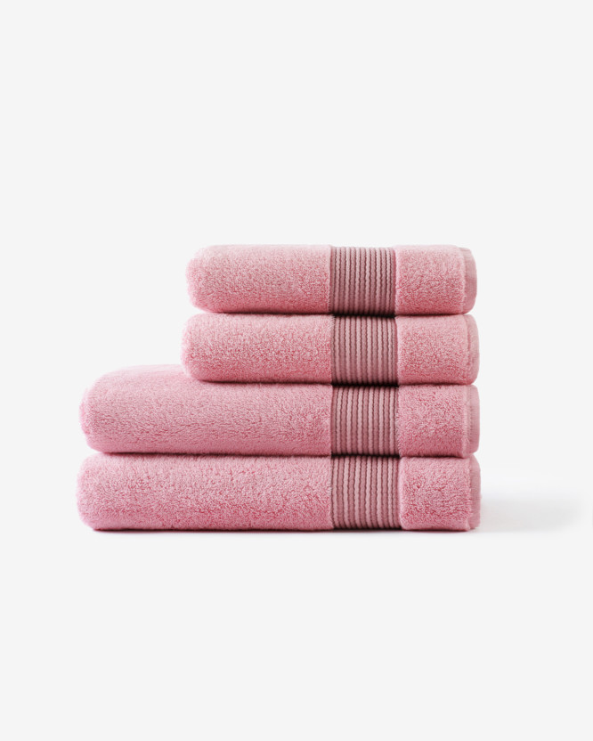 Ręcznik kąpielowy frotte Mikro Exklusiv - staro-różowy