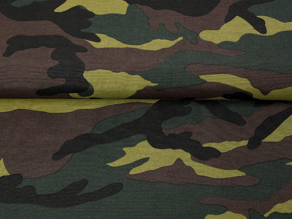 Tkanina dekoracyjna Loneta - wzór moro