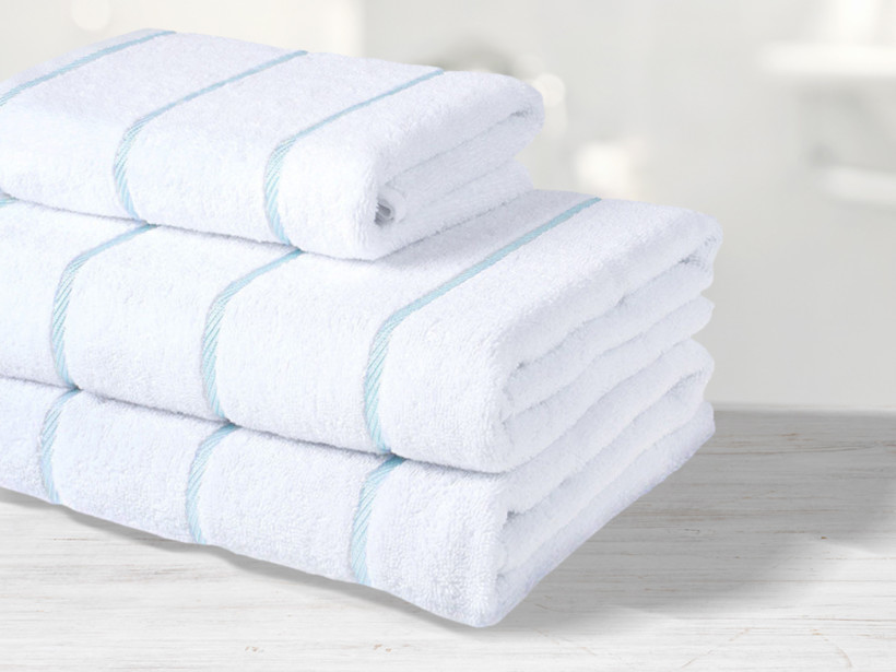 Ręcznik kąpielowy frotte Melissa - biały