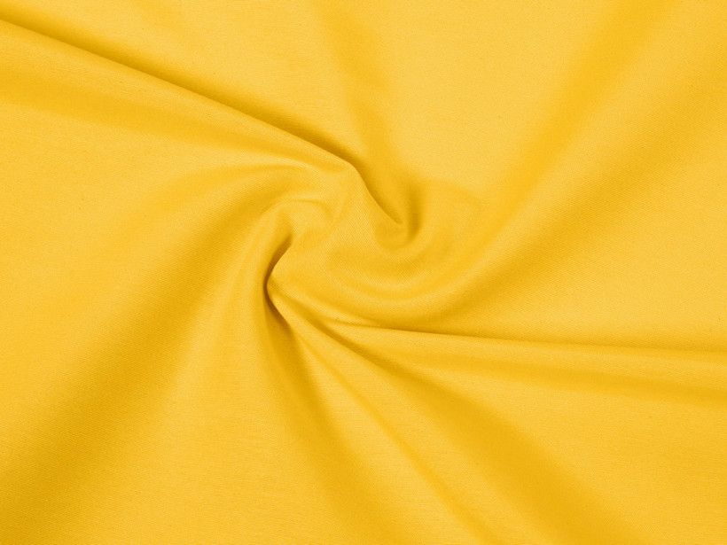 Tkanina dekoracyjna jednokolorowa Loneta - żółta stará