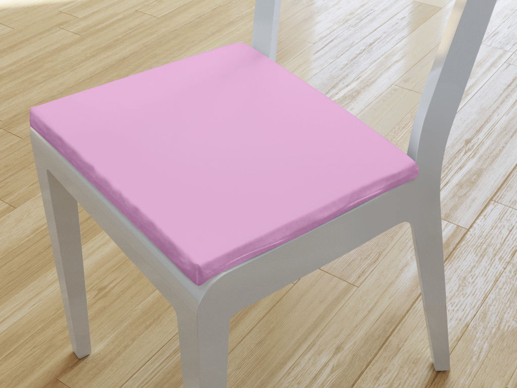 Kwadratowa poduszka na krzesło 38x38 cm Suzy - różowa