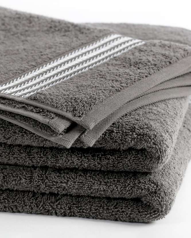Ręcznik frotte Kaya - ciemnoszary