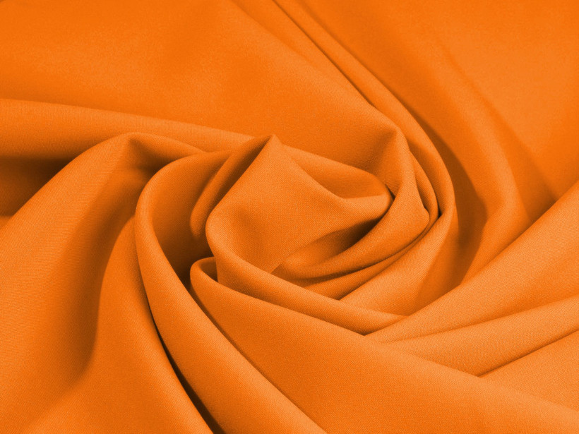 Tkanina dekoracyjna jednokolorowa Rongo - pomarańczowa