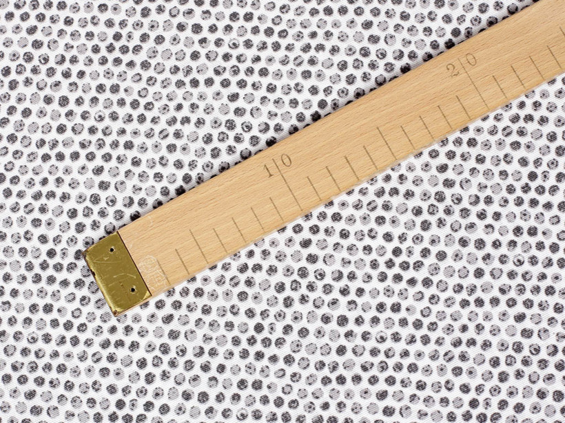 Tkanina dekoracyjna Loneta - designowe kropki