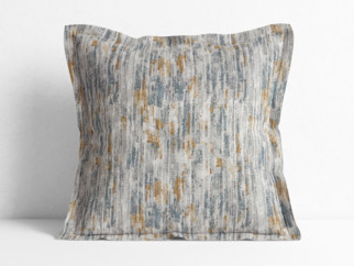 Poszewka na poduszkę z ozdobną kantą dekoracyjna Loneta - cieniowana w stylu Vintage