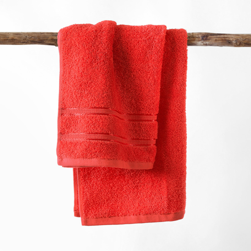 Ręcznik frotte Nela - czerwony
